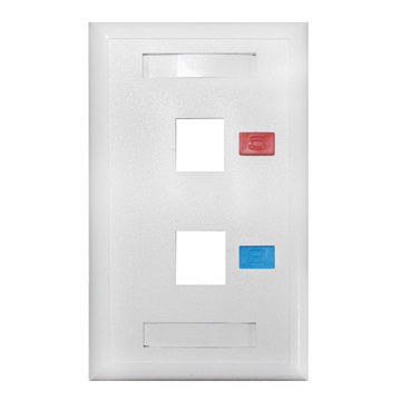 120 Type Deux trous Faceplate / plaque murale (ST-FP02-U)